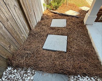 Professional landscaping mulch layers